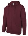 Heren Hoodie met Rits Starworld SW250 Burgundy